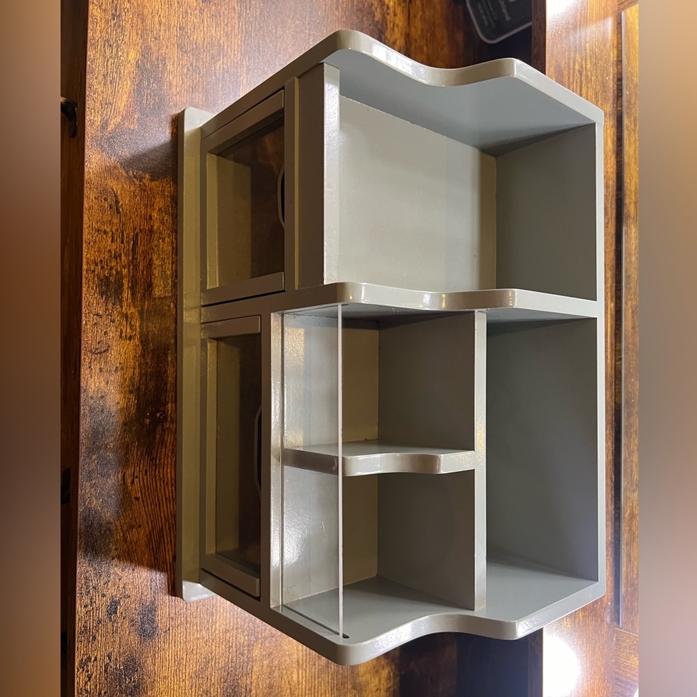 Skin care/make up organizer color, greenish blue